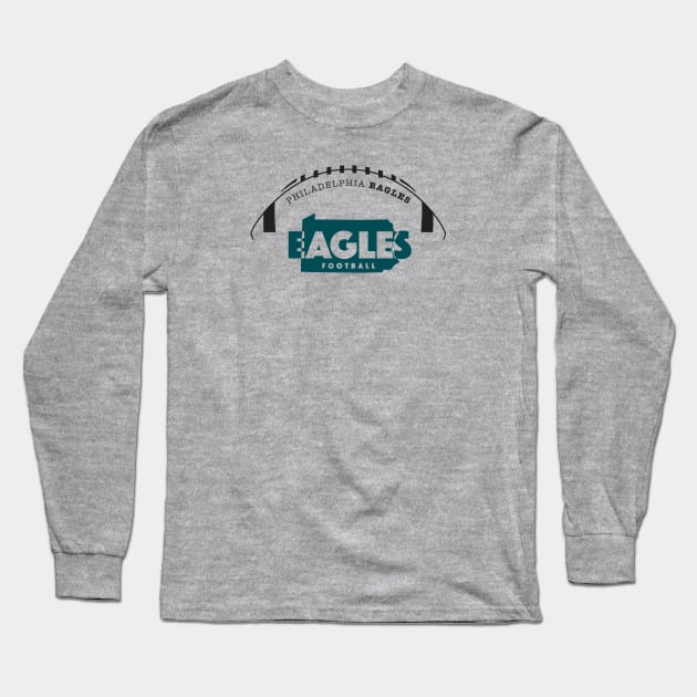 Philadelphia Eagles Long Sleeve T-Shirt by Crome Studio